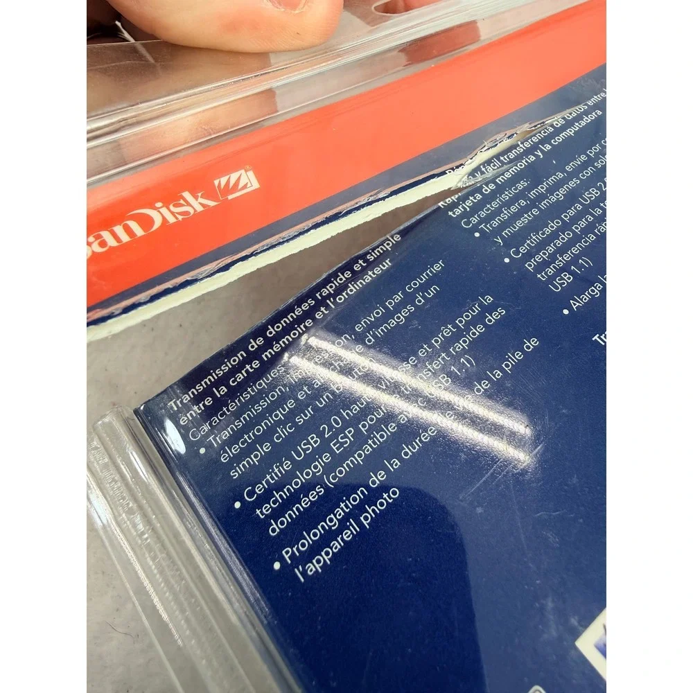 SanDisk ImageMate USB 2.0 CompactFlash CF Card Reader Writer New Open Package